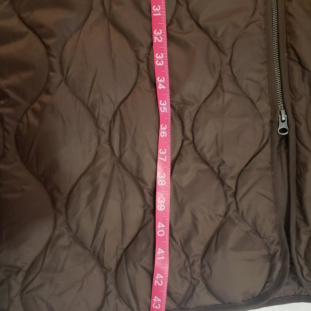 Everlane Brown Renew Quilted Liner Zipper Jacket - Picture 6 of 8